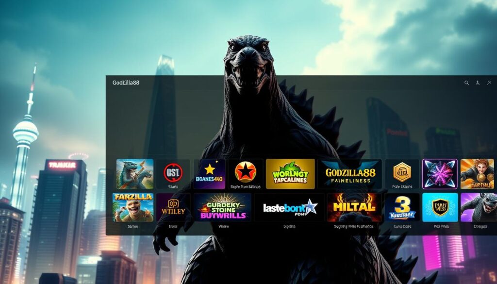 รวมค่ายเกมยอดนิยมบน เว็บไซต์สล็อต godzilla88